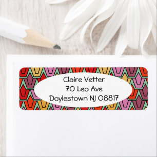 Mixed Tulip Field  Label