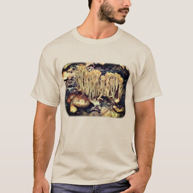Mixed Wild Mushrooms Nature  T-Shirt (Front)