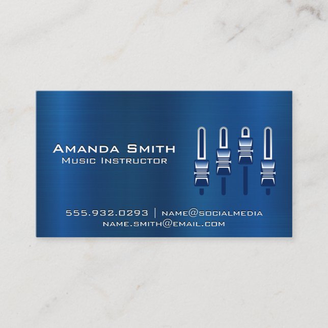 Mixer Business Card (Front)