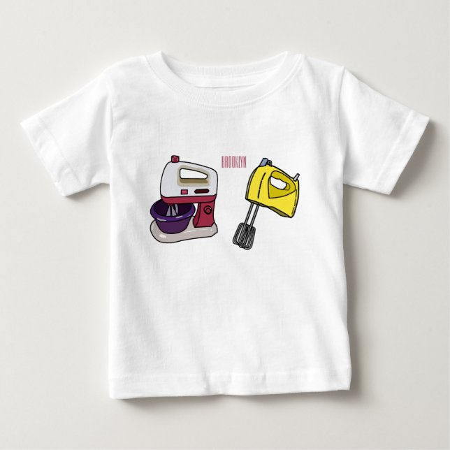 Mixer cartoon illustration  baby T-Shirt (Front)