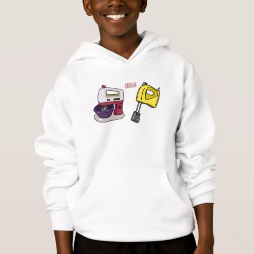 Mixer cartoon illustration  hoodie