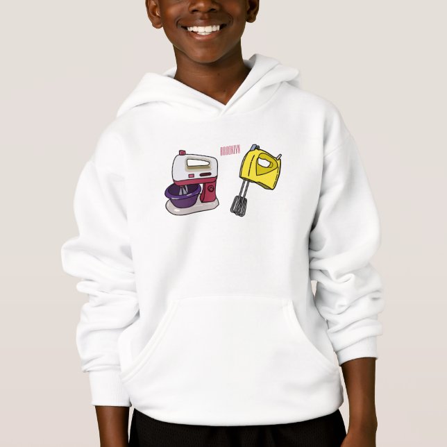 Mixer cartoon illustration  hoodie (Front)