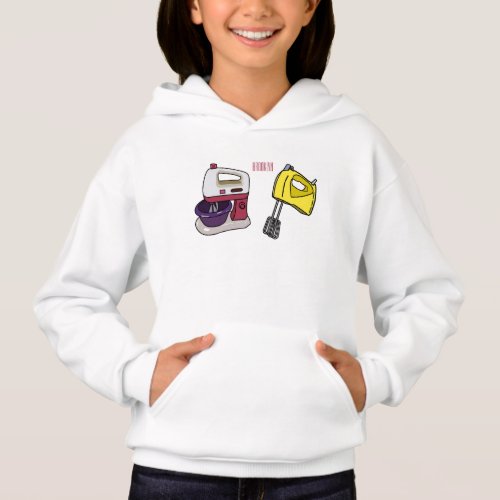 Mixer cartoon illustration  hoodie