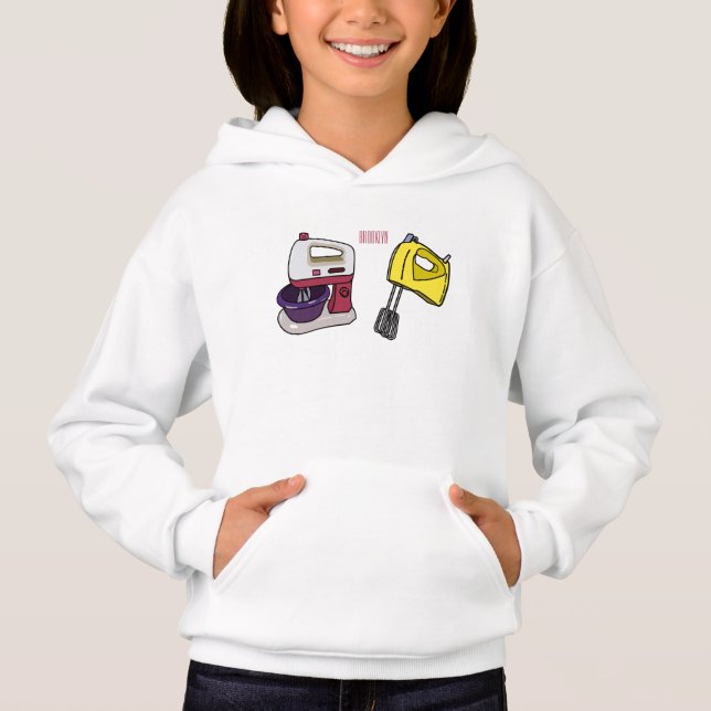 Mixer cartoon illustration  hoodie (Front)