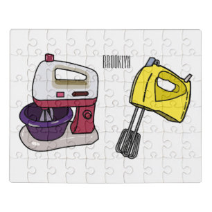 Mixer cartoon illustration  jigsaw puzzle
