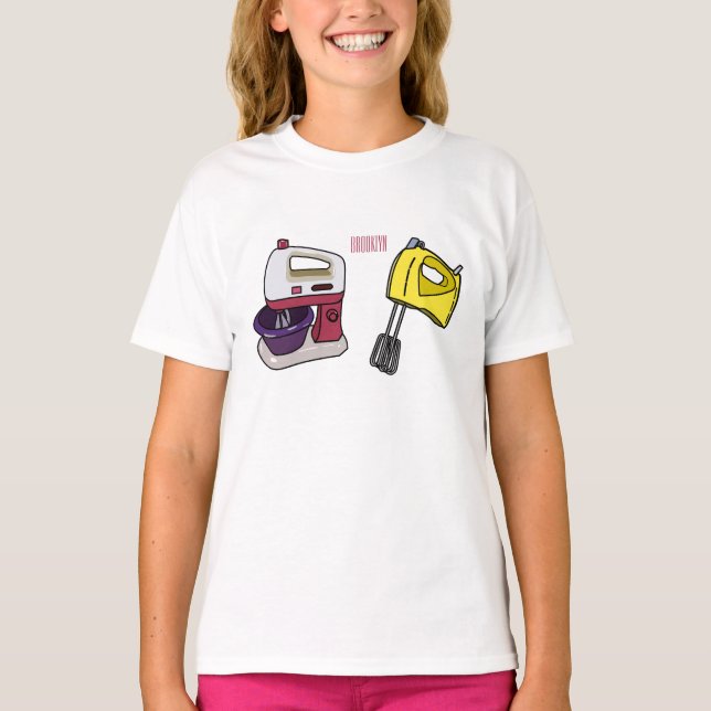 Mixer cartoon illustration  T-Shirt (Front)