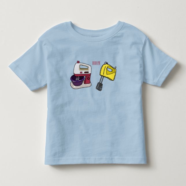 Mixer cartoon illustration  toddler t-shirt (Front)