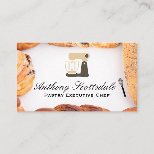 Mixer Machine  Pastries Business Card