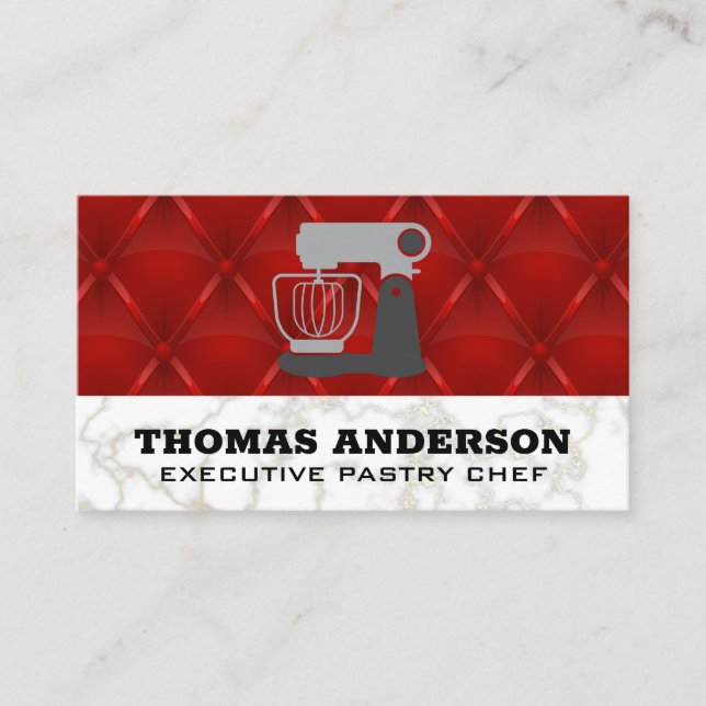 Mixer Machine Upholster Background Loyalty Card (Front)