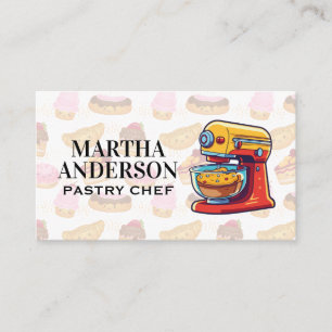 Mixer Mixing Cake Business Card