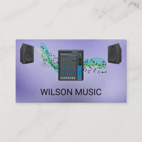 Mixer Music Engineer | Entertainment Business Card