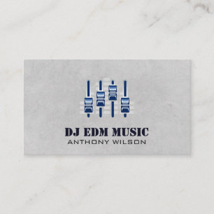 Mixer Sound Engineer Producer DJ Business Card