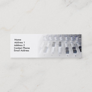 Mixer Studio Recording Sound Engineer Mini Business Card
