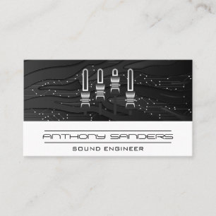 Mixer Tech Background Business Card