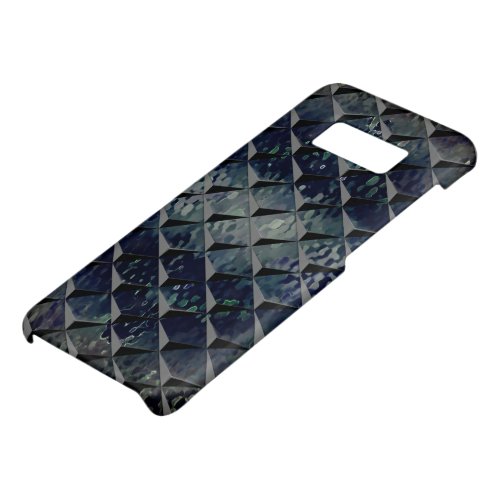 Mixing 3D squares with dark greenish smoke glass Case_Mate Samsung Galaxy S8 Case