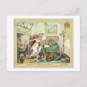 Mixing a Recipe for Corns, published by G. Humphre Postcard