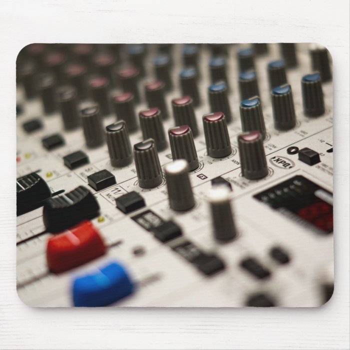 Mixing Board Closeup Mousepad