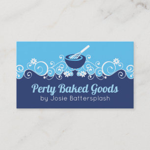mixing bowl whisk bakery baking pastry chef busine business card