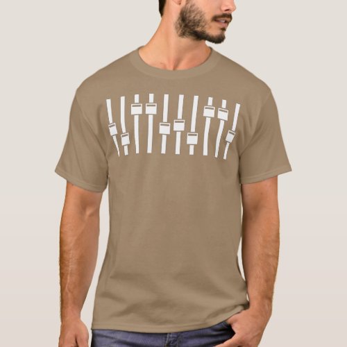 Mixing Console DeskFunny Audio Engineer Sound Tech T_Shirt