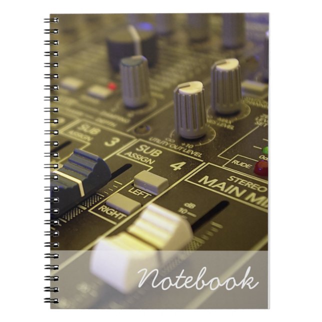 Mixing console Notebook (Front)