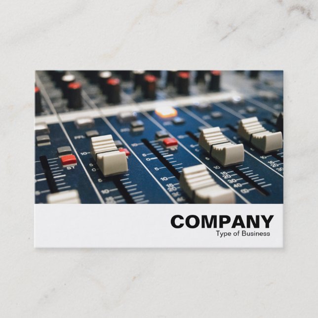 Mixing Desk Business Card (Front)