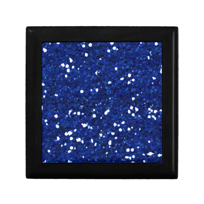 MIXMATCH ROYAL BLUE WHITE GLITTER BACKGROUND TEMPL TRINKET BOXES