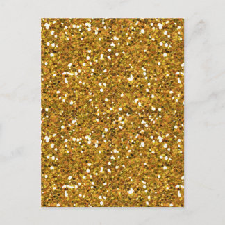MIXMATCH ROYAL GOLDS GOLDEN WHITE GLITTER BACKGROU POSTCARD