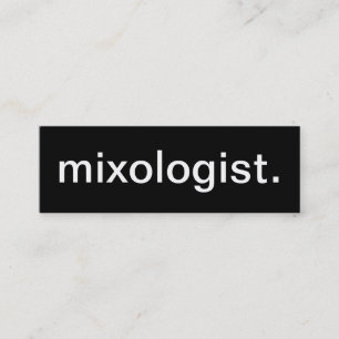 Mixologist Business Card