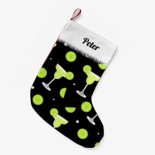 Mixologist Margarita Cocktail Small Christmas Stocking