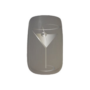 Mixologist or Bartender Martini Glass Minx Nail Art