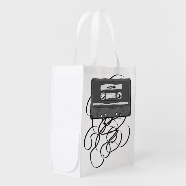 Mixtape Grocery Bag (Front Side)
