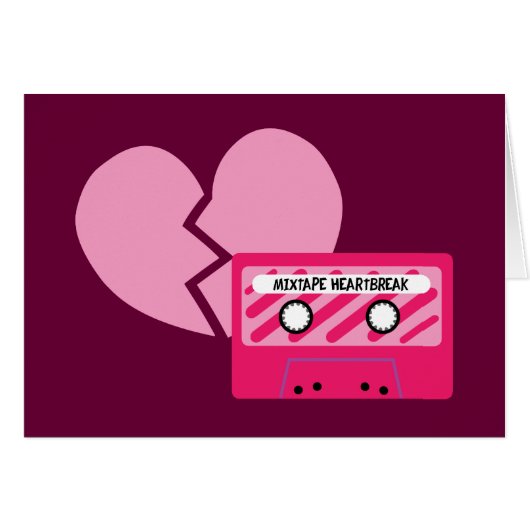 MixTape Heartbreak Cards (Front Horizontal)