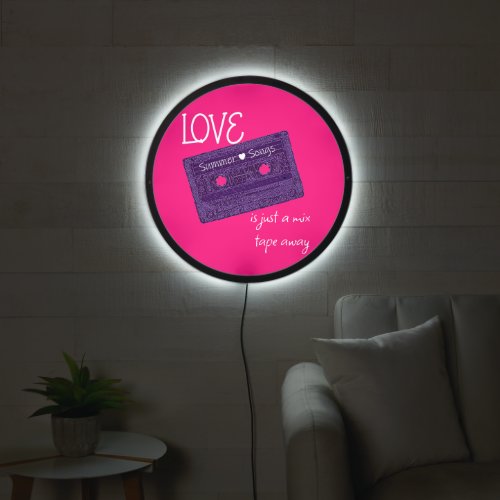 Mixtape Love  LED Sign