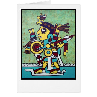mixtec warrior print cards