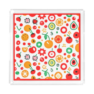 Mixtures of Fruit Patterns. Buy Now Acrylic Tray