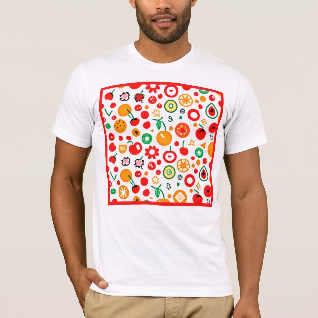 Mixtures of Fruit Patterns. Buy Now T-Shirt (Front)