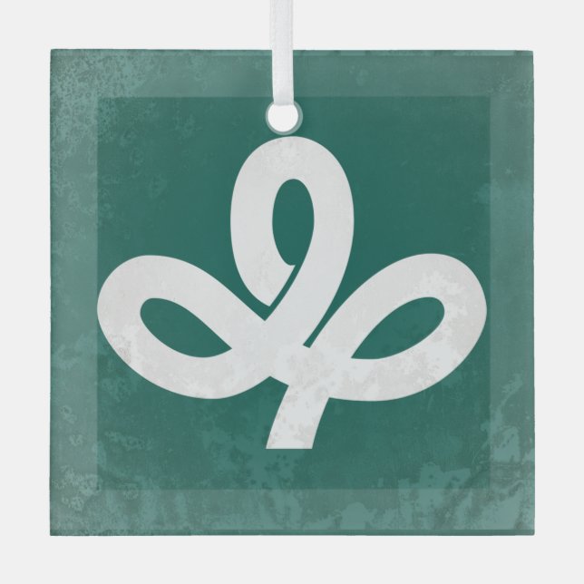 Miyagi Prefecture Glass Ornament (Front)
