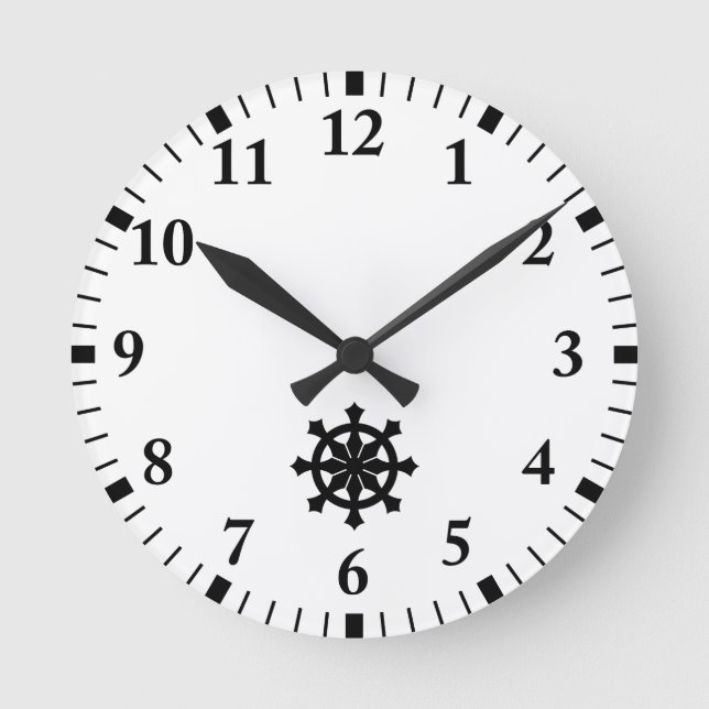 Miyake Rinpo_Ammunition Box Round Wall Clock (Front)