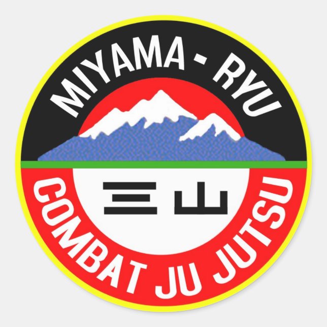 MIYAMA LOGO CLASSIC ROUND STICKER (Front)