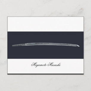 Miyamoto Musashi's Sword Postcard