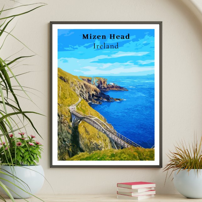 Mizen Head Cork Ireland Retro Style  Poster (Creator Uploaded)