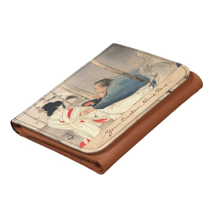 Mizuno Toshikata Unwelcome Advances japan art Trifold Wallet