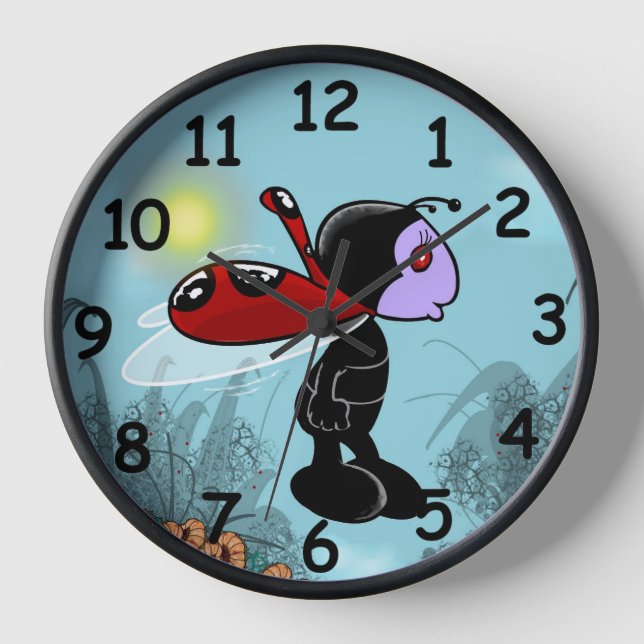 Mizz Ladybug Clock (Front)