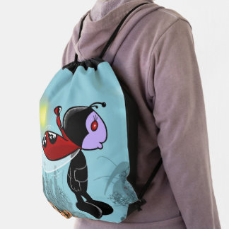 Mizz Ladybug Drawstring Bag