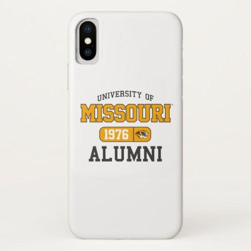 Mizzou Alumni Pride iPhone X Case