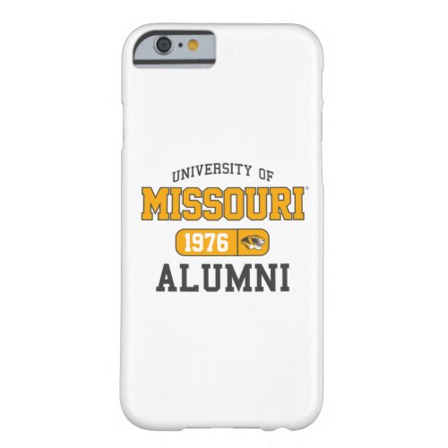 Mizzou Alumni Pride Barely There iPhone 6 Case