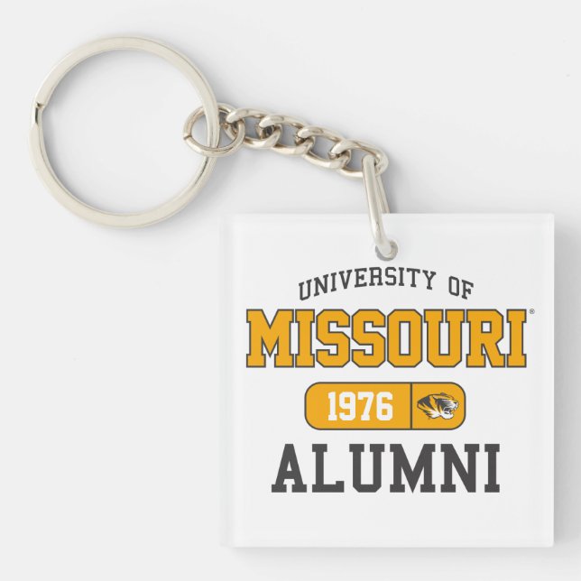 Mizzou Alumni Pride Keychain (Front)