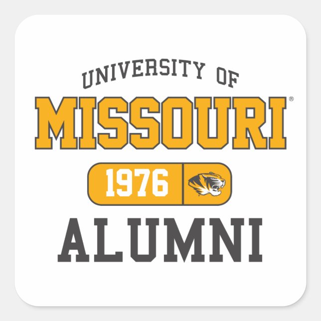 Mizzou Alumni Pride Square Sticker (Front)