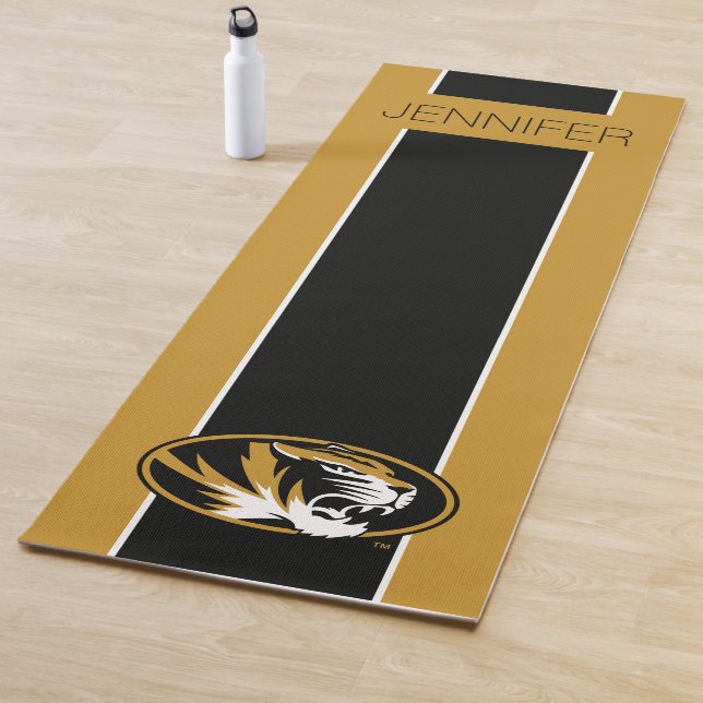 Mizzou Tiger - Add Your Name Yoga Mat (In Situ)
