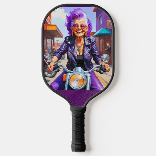 Mizzy Loves Motorcycles Pickleball Paddle